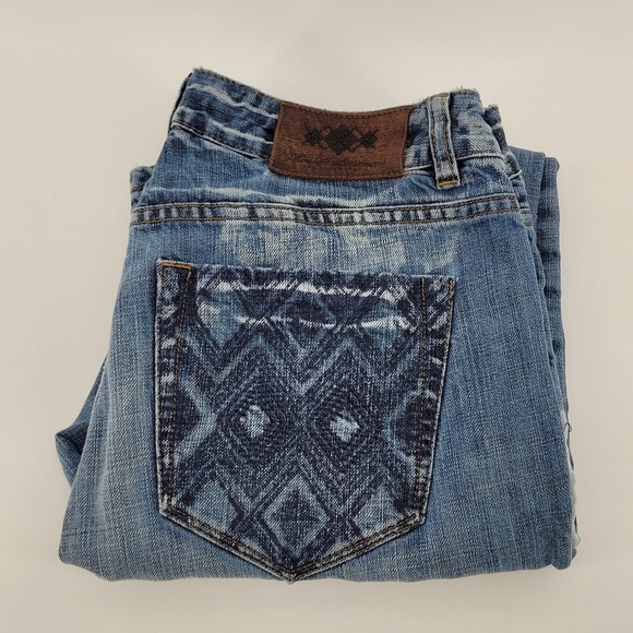 Russell Simmons Argyleculture Other - Russell Simmons Argyleculture Jeans Mens 32x30 Blue Straight Leg Embroidered